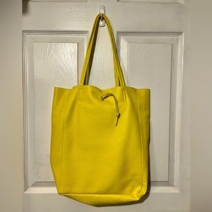 Uno Alla Volta Italian Leather Tote
